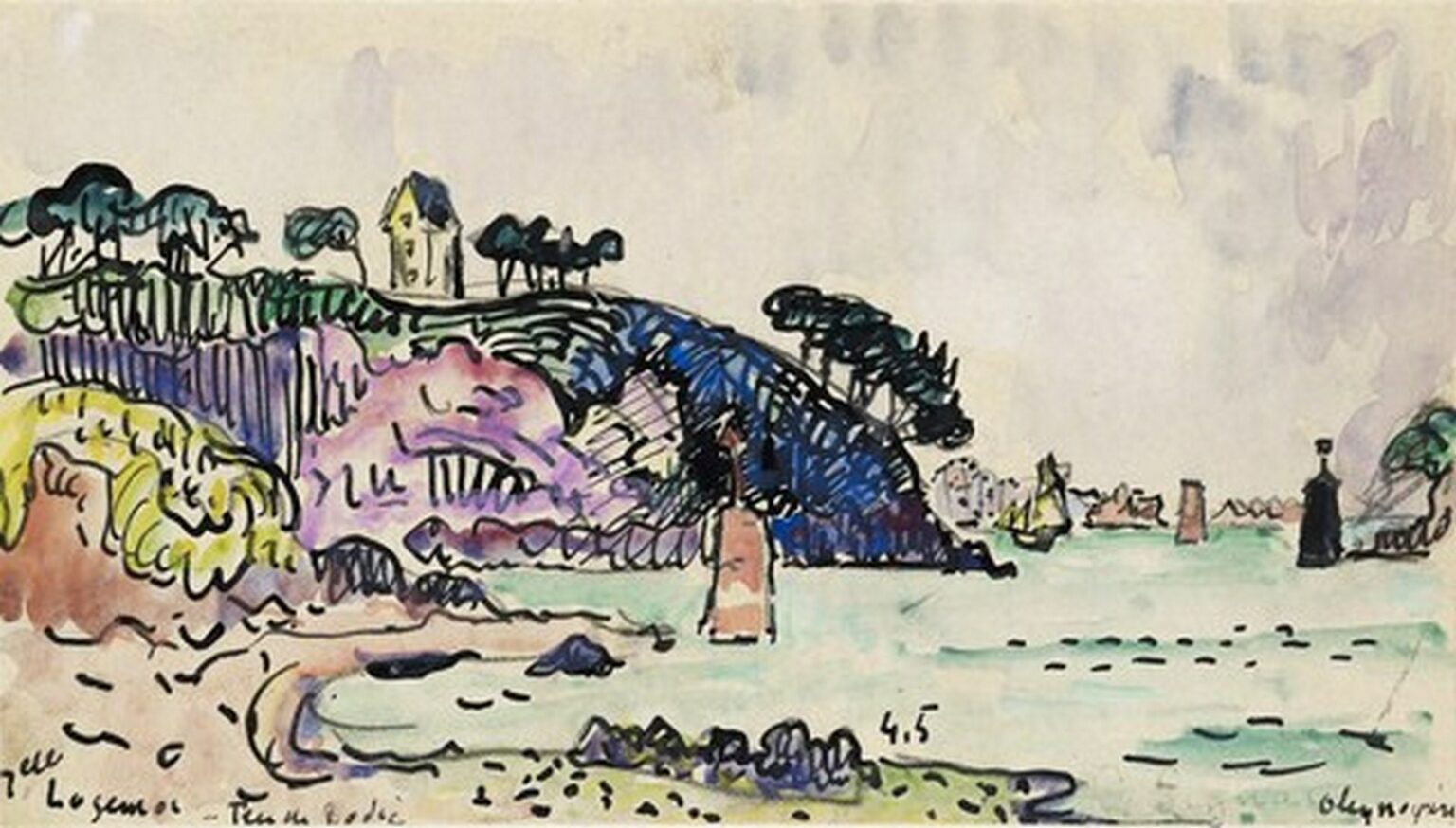 Signac L'Estuaire à Trieux, Bretagne