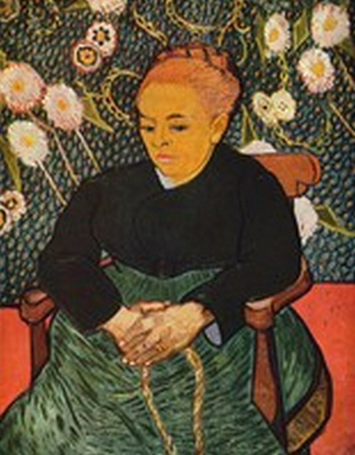Van Gogh La Berceuse (Augustine Roulin, 1889)