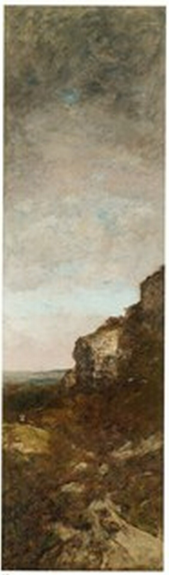 Boudin La Chasse aux perdrix sur la falaise (1869)