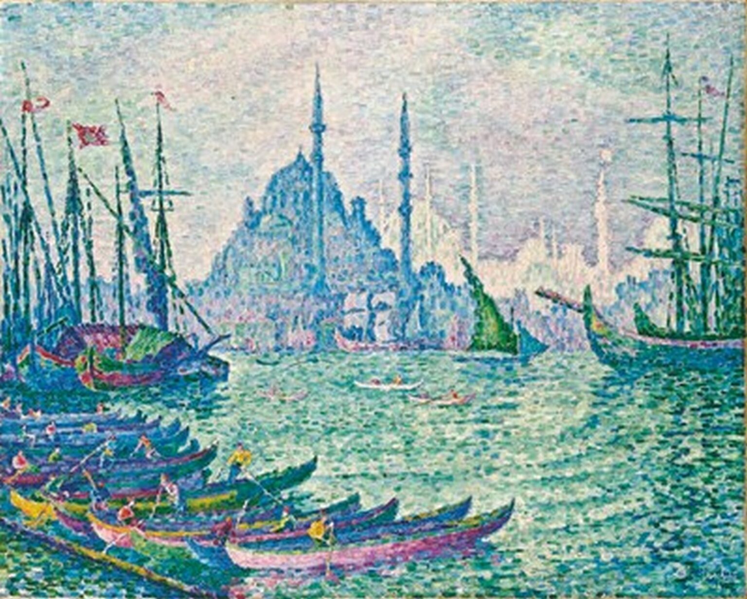 Signac La Corne d'Or, Les Minarets (1907)