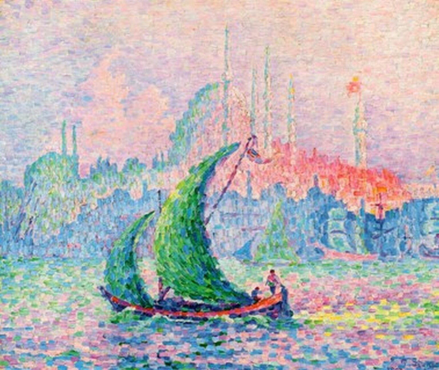 Signac La Corne d'Or. La Suleimanie (1907)