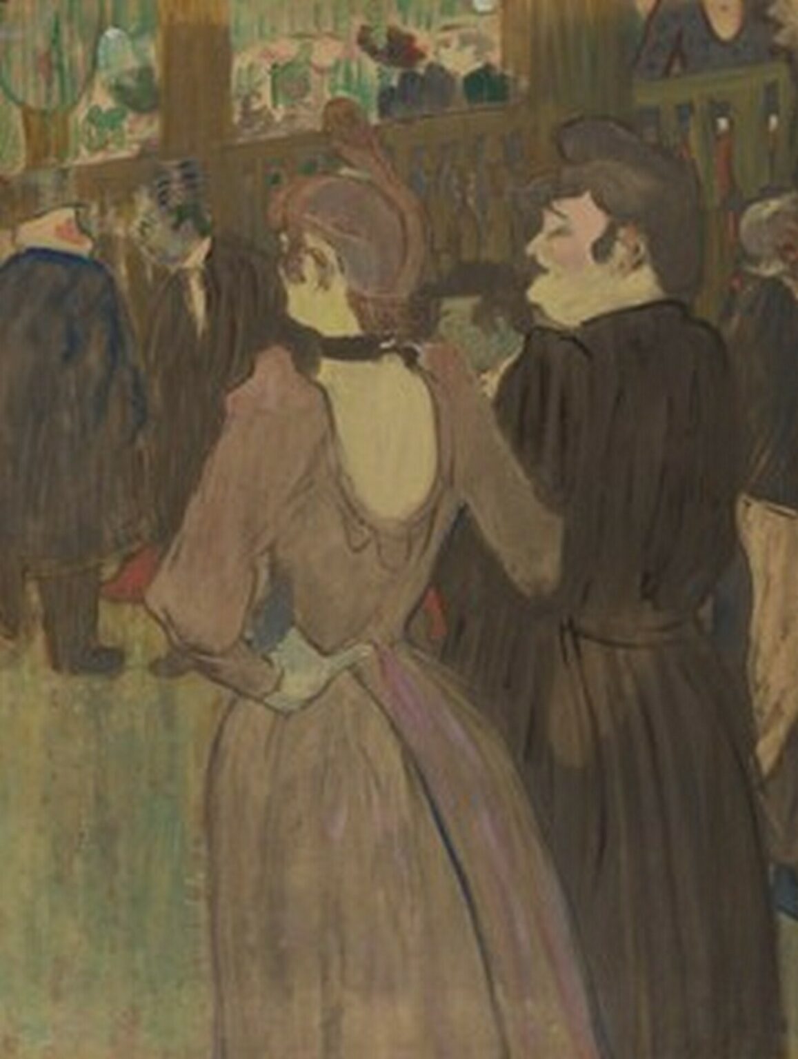 Toulouse-Lautrec La Goulue and Her Sister (c. 1892)