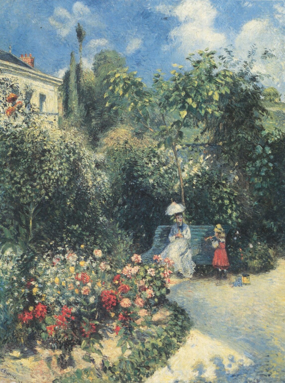 Pissarro Le Jardin a Pontoise (1877)