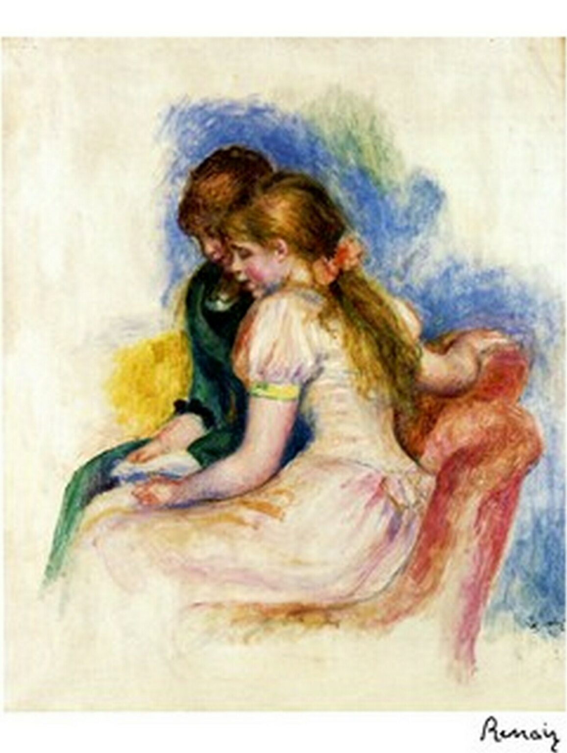 Renoir La Lecture (1890)
