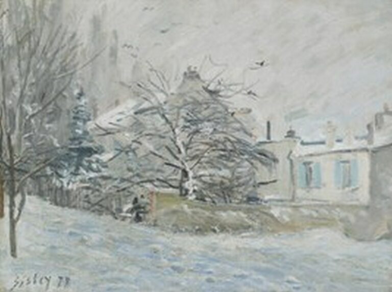 Sisley La Maison sous la neige (1878)
