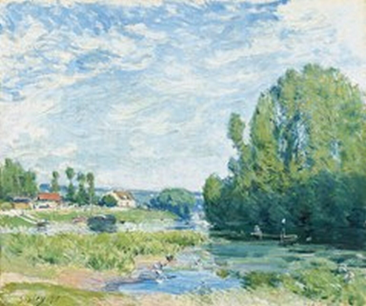 Sisley La Mare aux Canards (1875)
