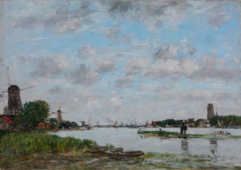 Boudin La Meuse à Dordrecht (1884)