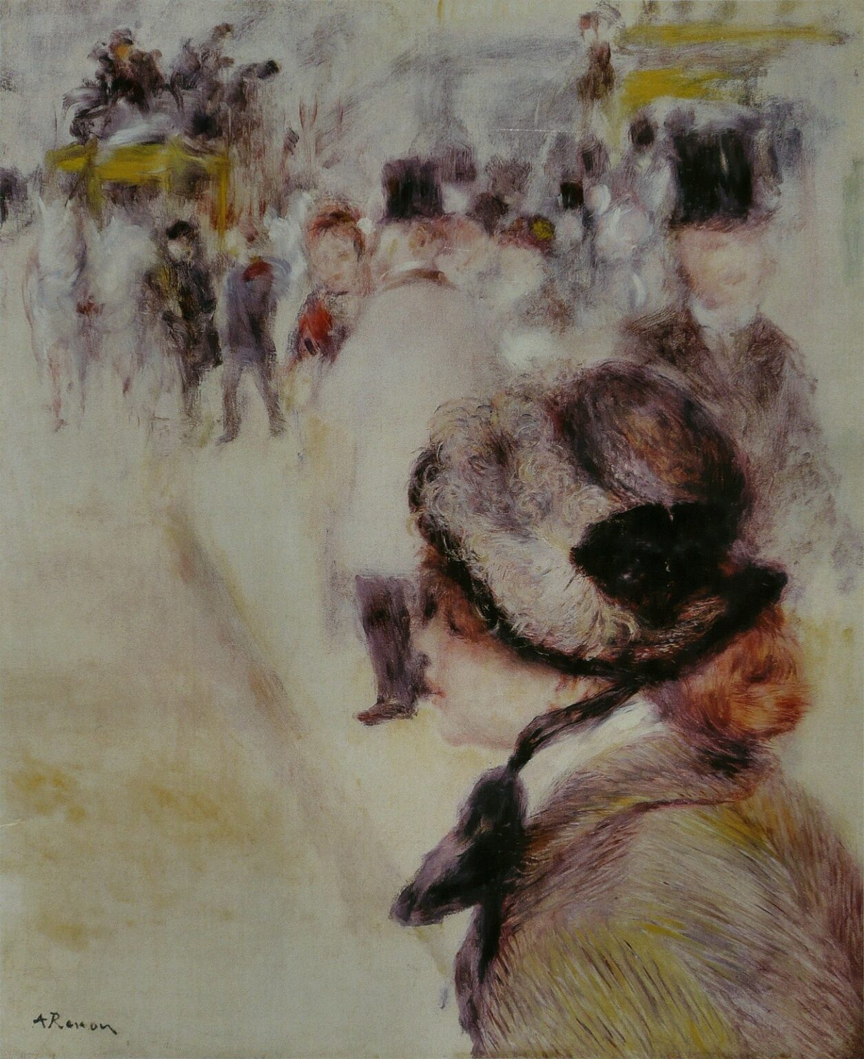 Renoir La Place Clichy (c. 1880)