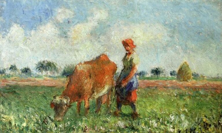 Pissarro La Vachère (c. 1880)