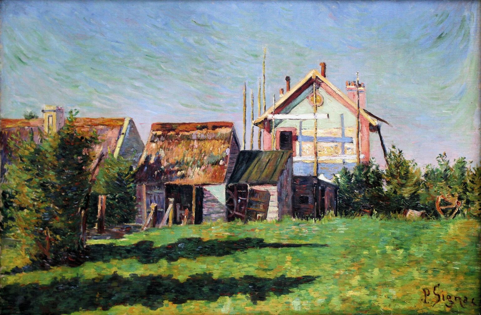 Signac La Valleuse, Port-en-Bessin (1884)