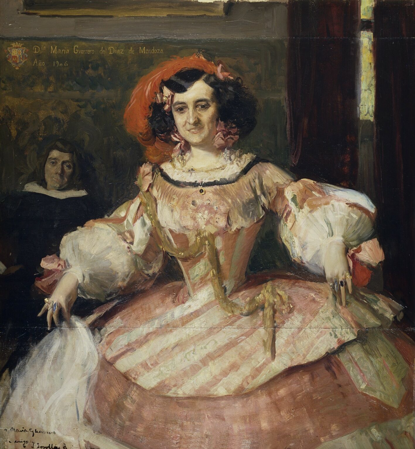 Sorolla La actriz María Guerrero como "La Dama Boba"