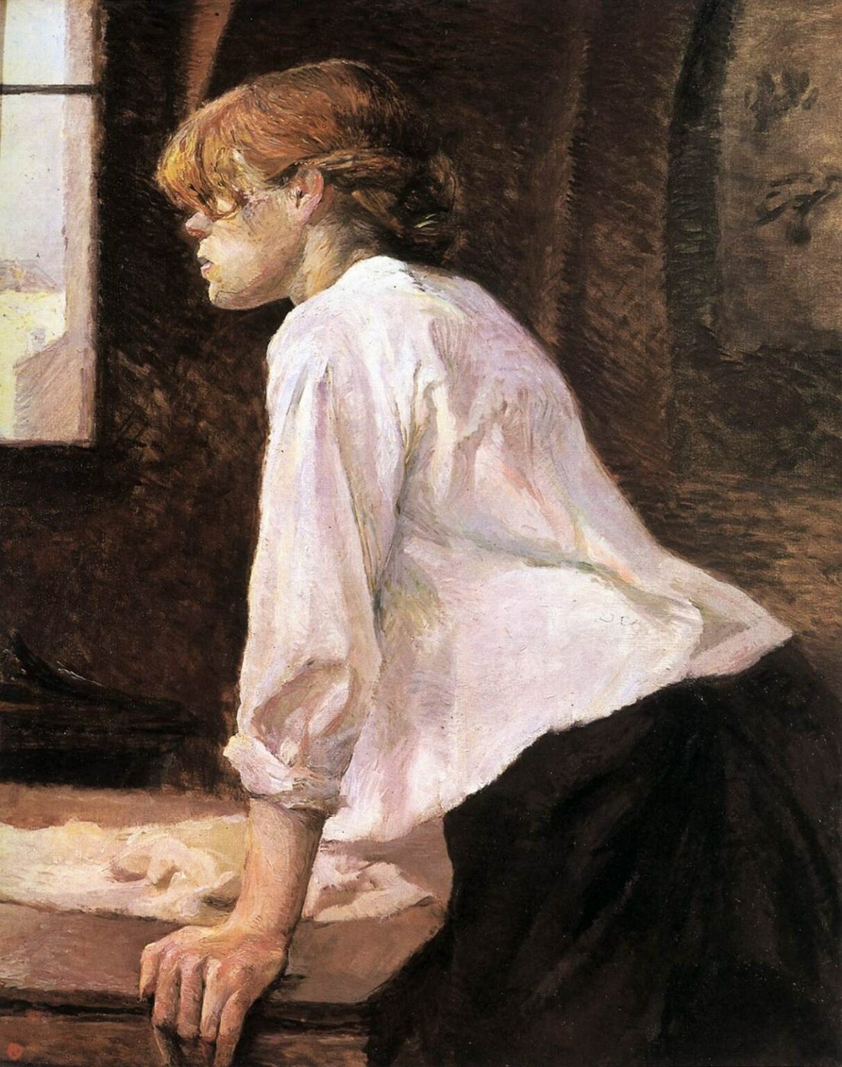 Toulouse-Lautrec La blanchisseuse (1886)