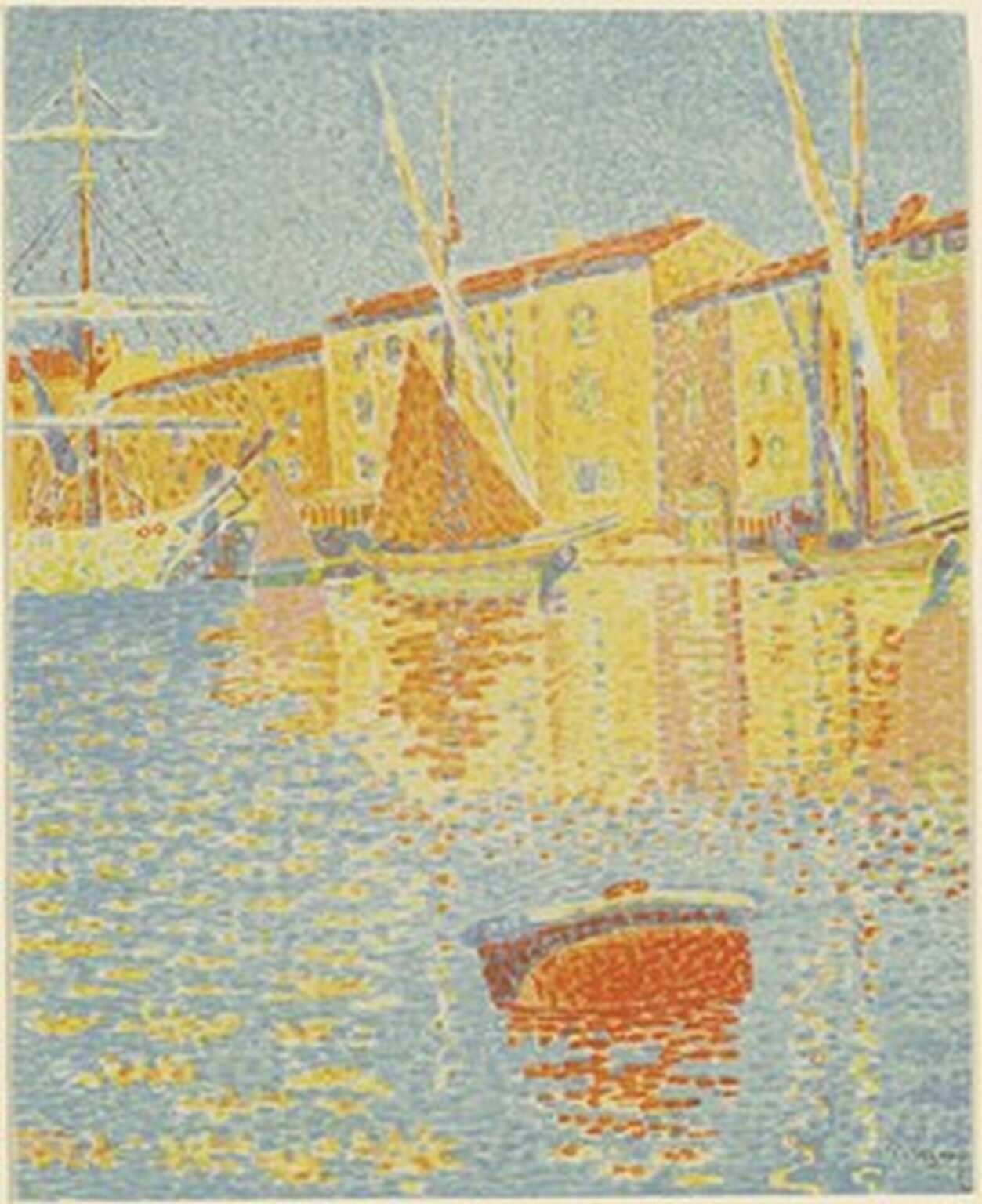Signac La bouée (1894)