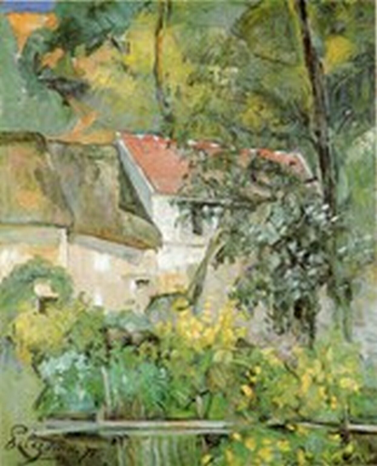 Cézanne La casa de Père Lacroix (1873)