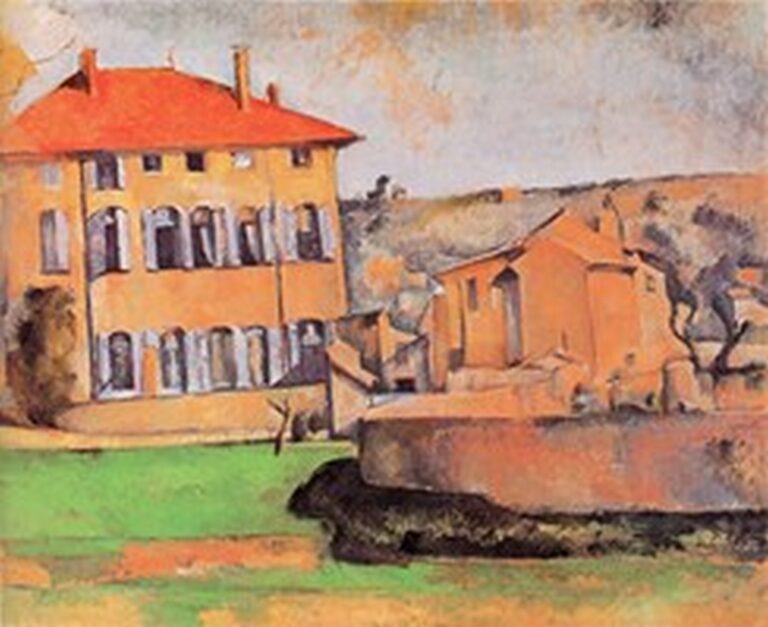 Cézanne La casa y la granja de Jas de Bouffan (1885-87)
