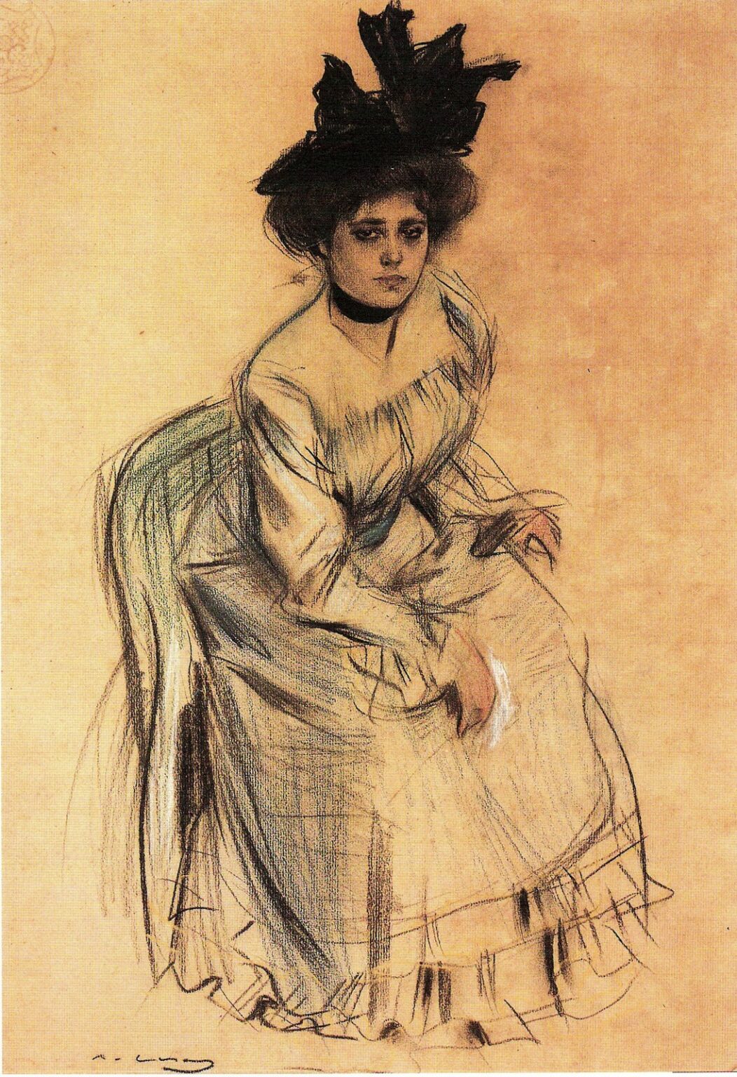 Casas La dona del barret (1900)
