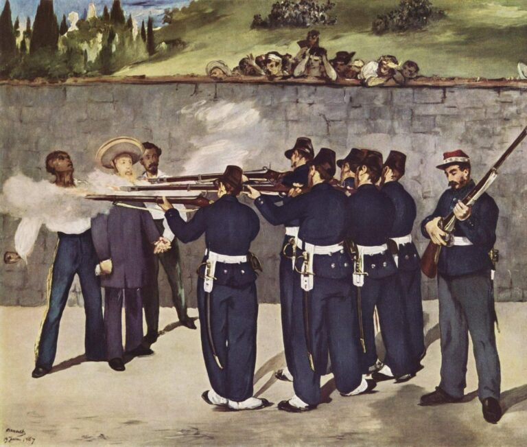 Manet La ejecución del emperador Maximiliano (1868-69)