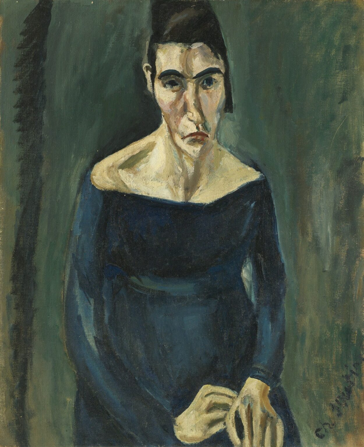 Soutine La folle (1918)