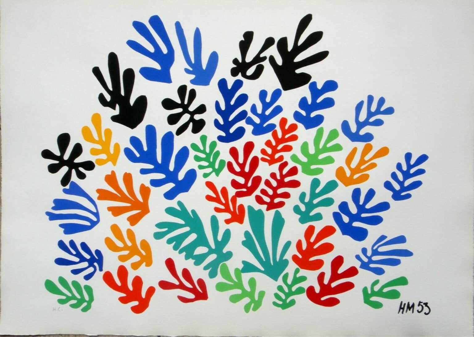 Matisse La gerbe (1953)
