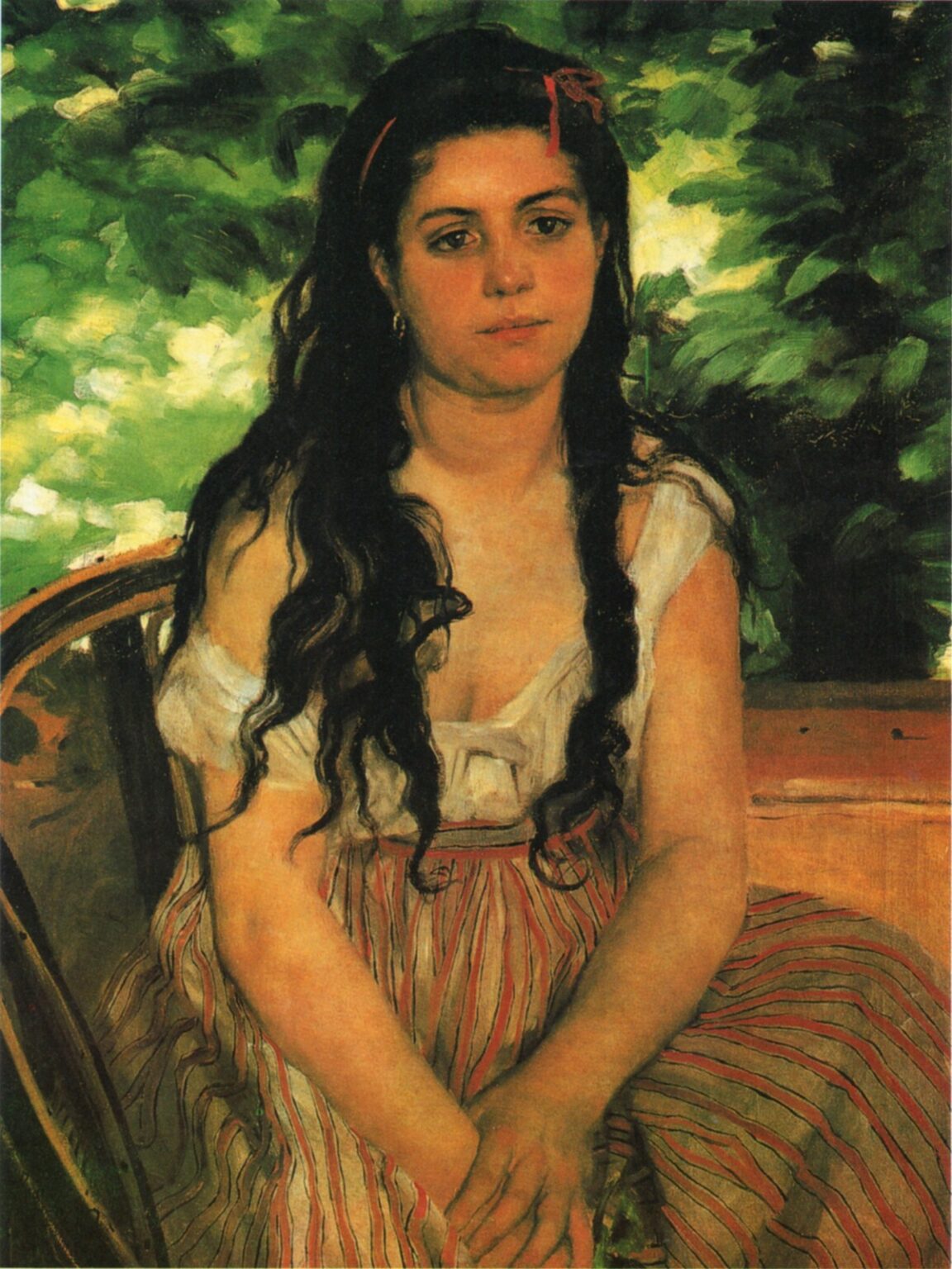 Renoir La gitana (1868)