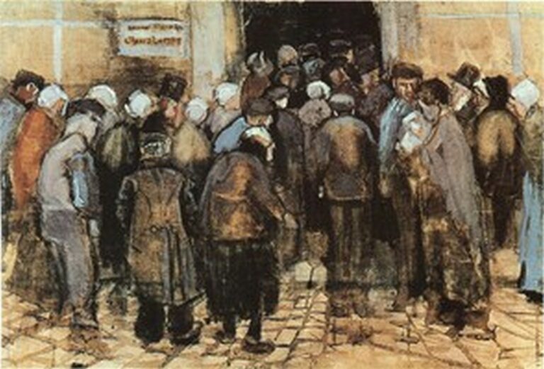 Van Gogh La lotería (1882)