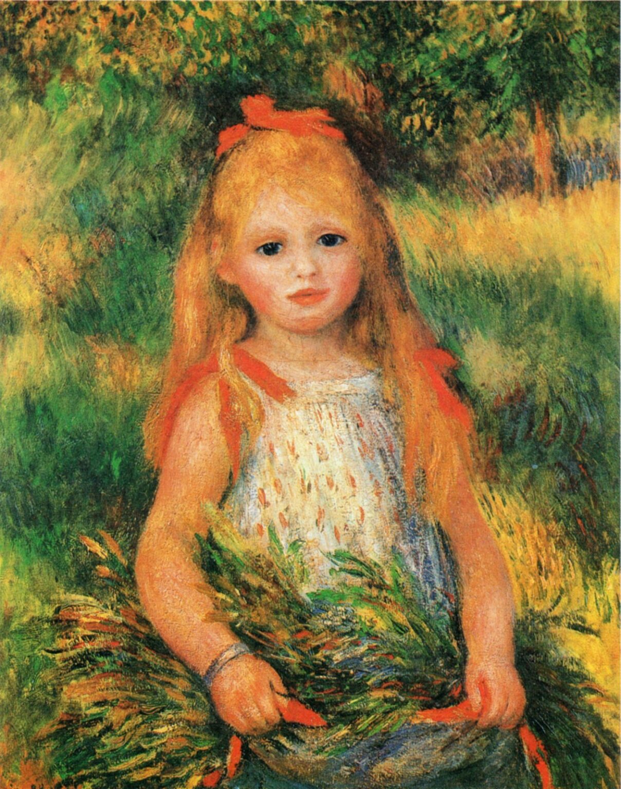Renoir La pequeña espigadora (1888)