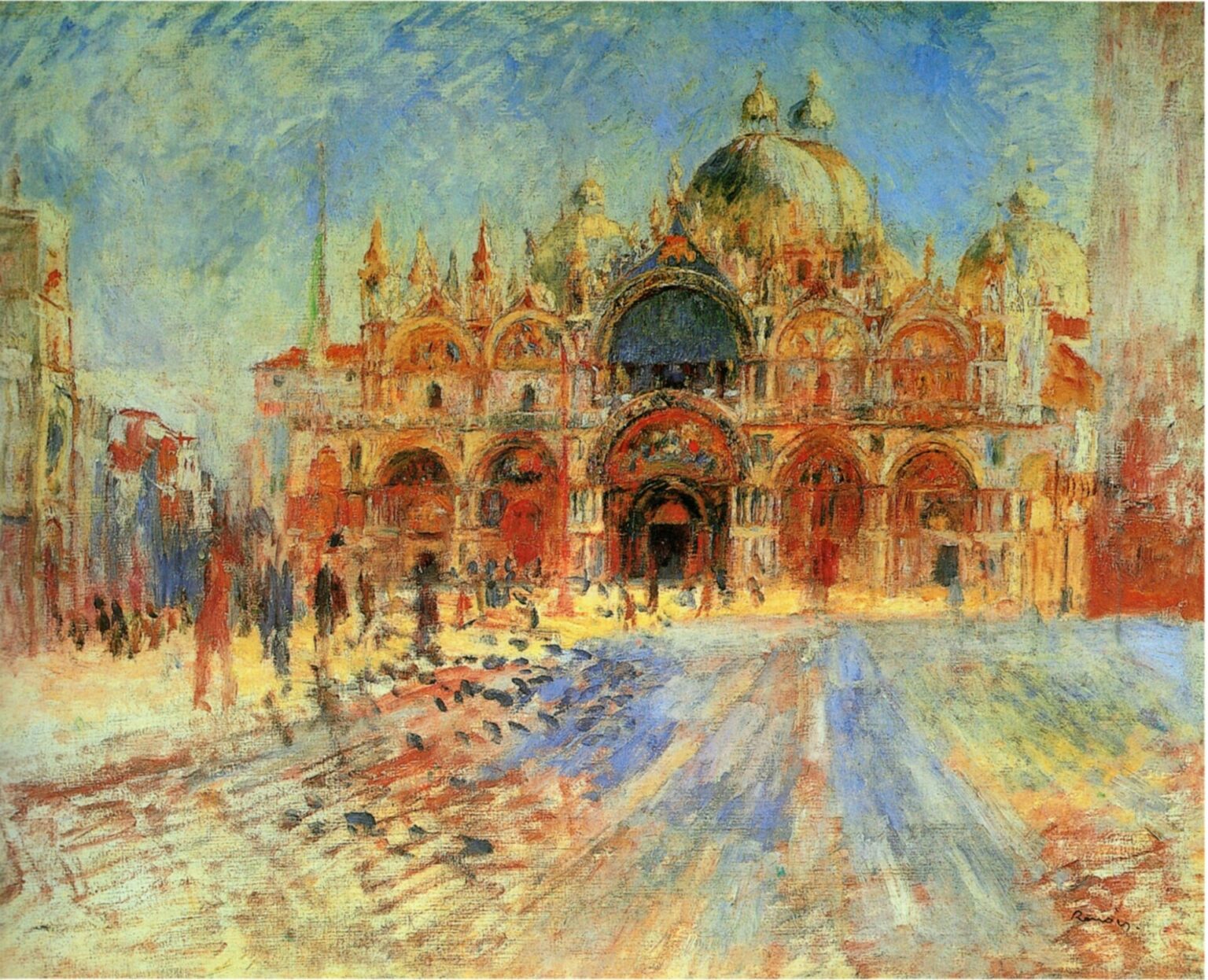 Renoir La plaza San Marcos de Venecia (1881)