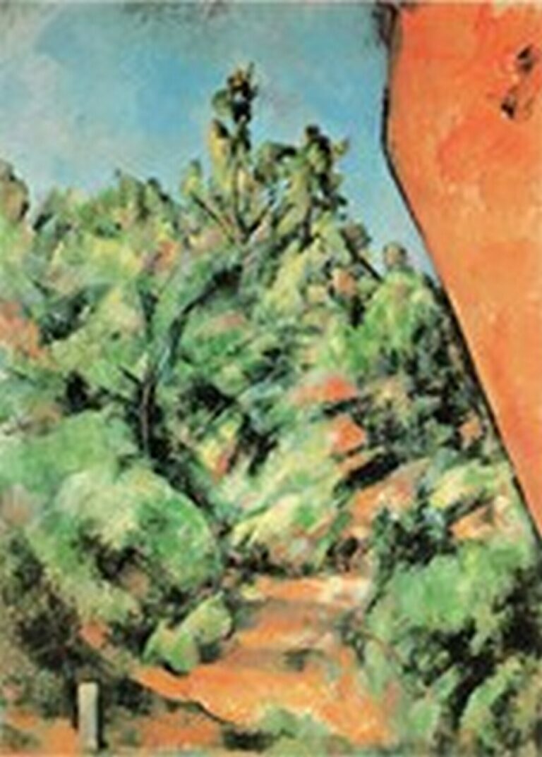 Cézanne La roca roja (h. 1900)