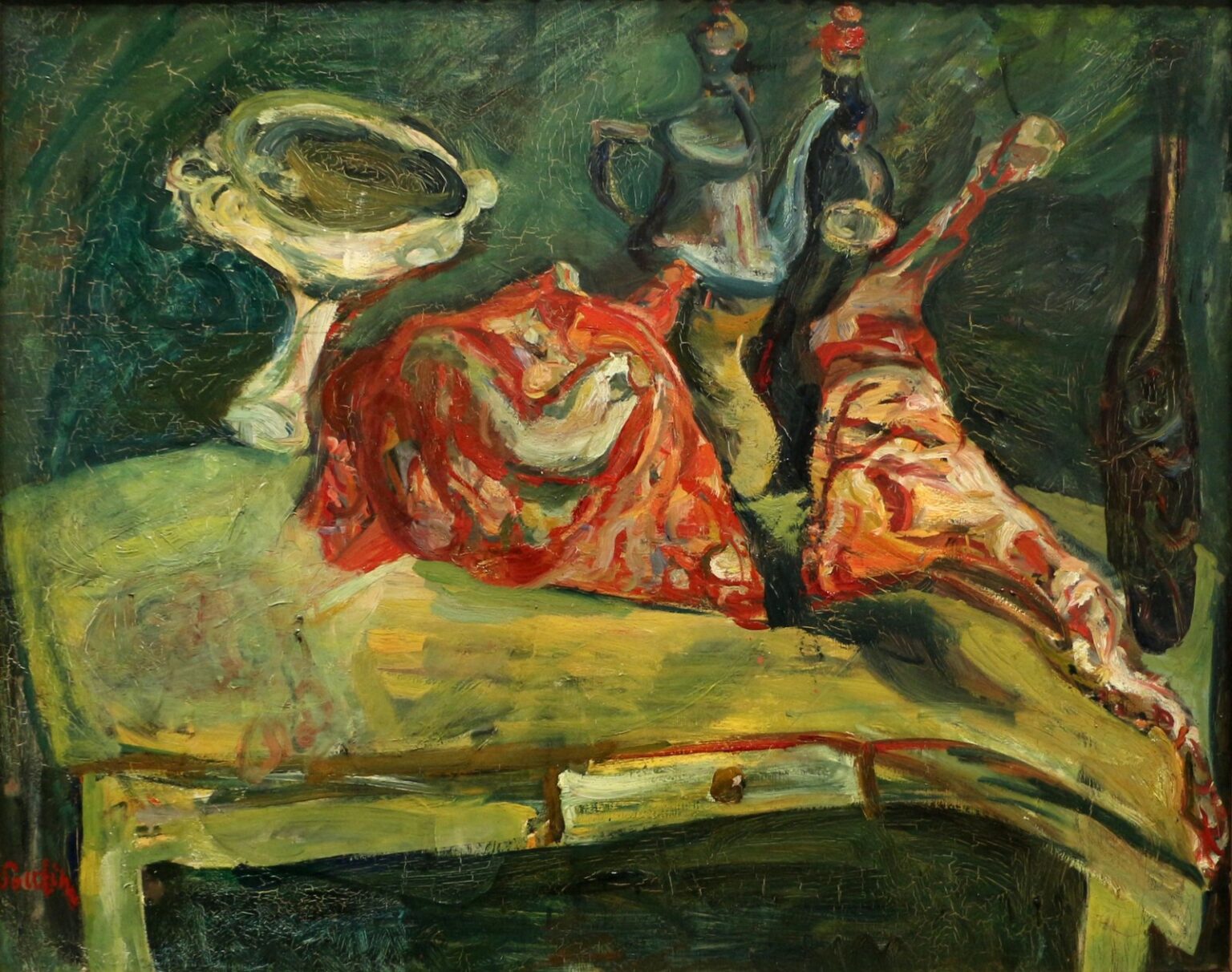 Soutine La table (c. 1919)