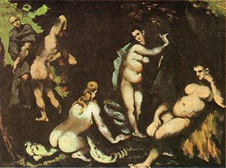 Cézanne La tentación de San Antonio (h. 1870)