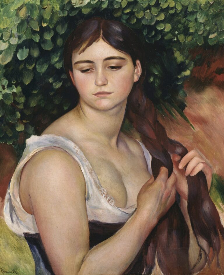 Renoir La trenza (1886-1887)