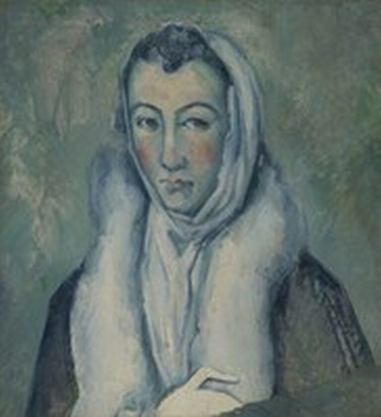 Cézanne Lady in a Fur Wrap after El Greco (1885-86)