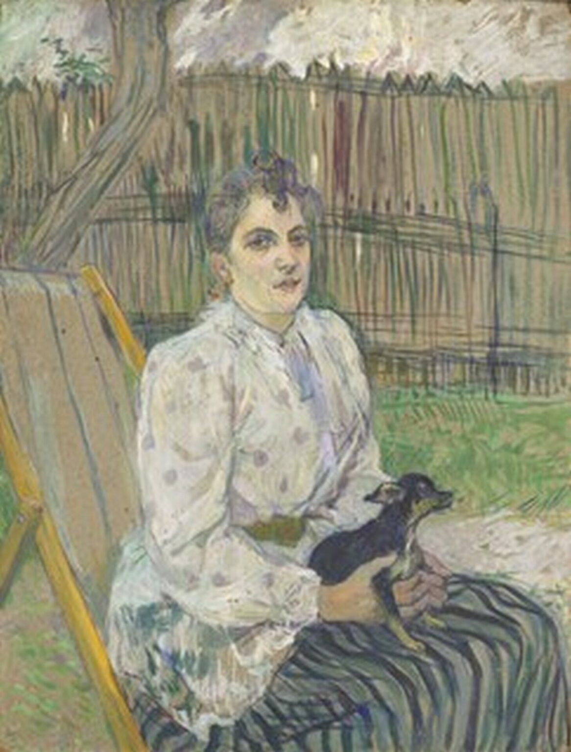 Toulouse-Lautrec Lady with a Dog (1891)