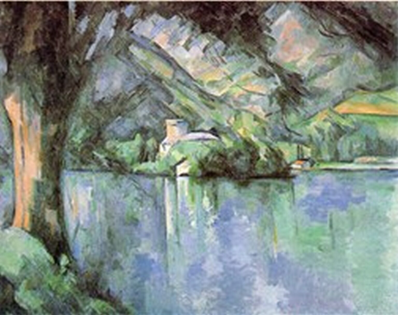 Cézanne Lago de Annecy (1896)