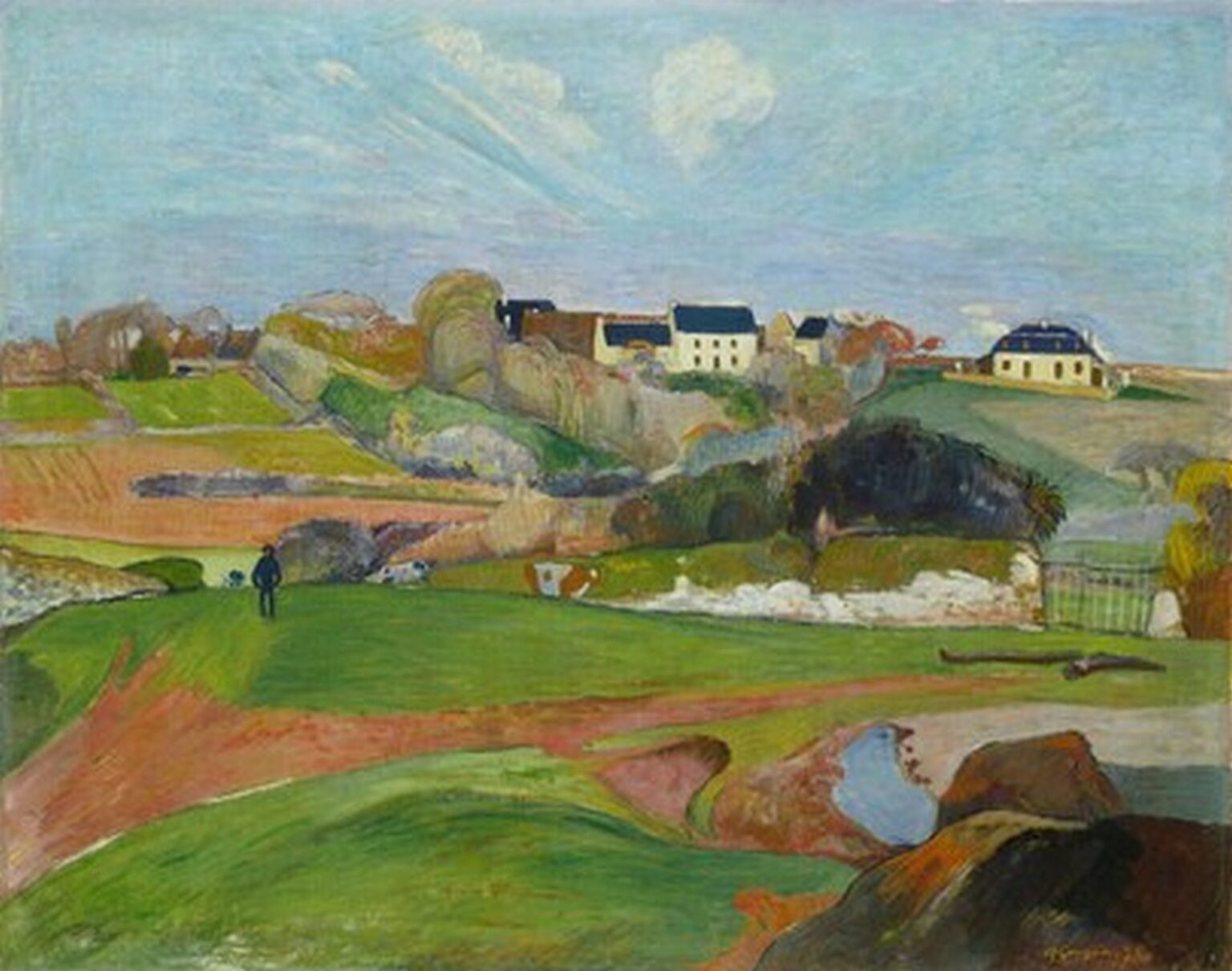 Gauguin Landscape at Le Pouldu (1890)