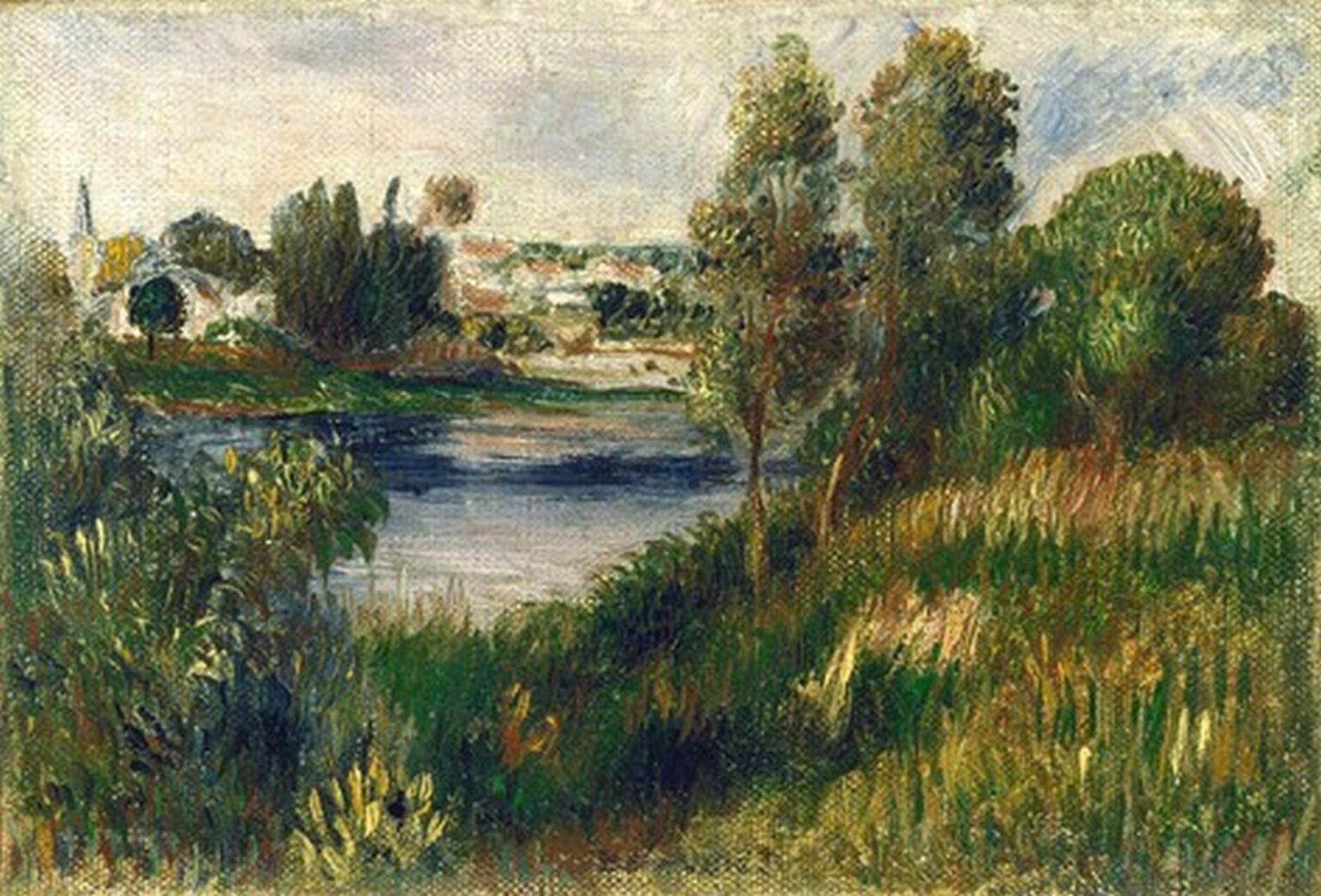 Renoir Landscape at Vétheuil (c. 1890)