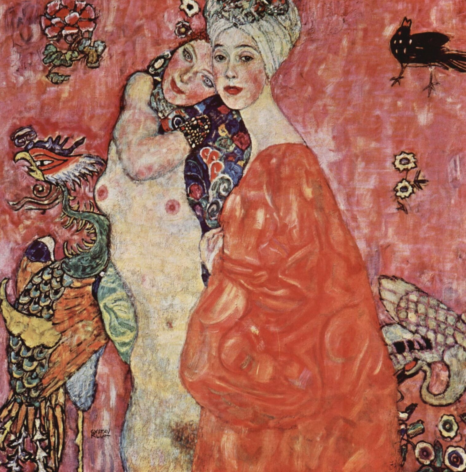 Klimt Las amigas (1916-17)