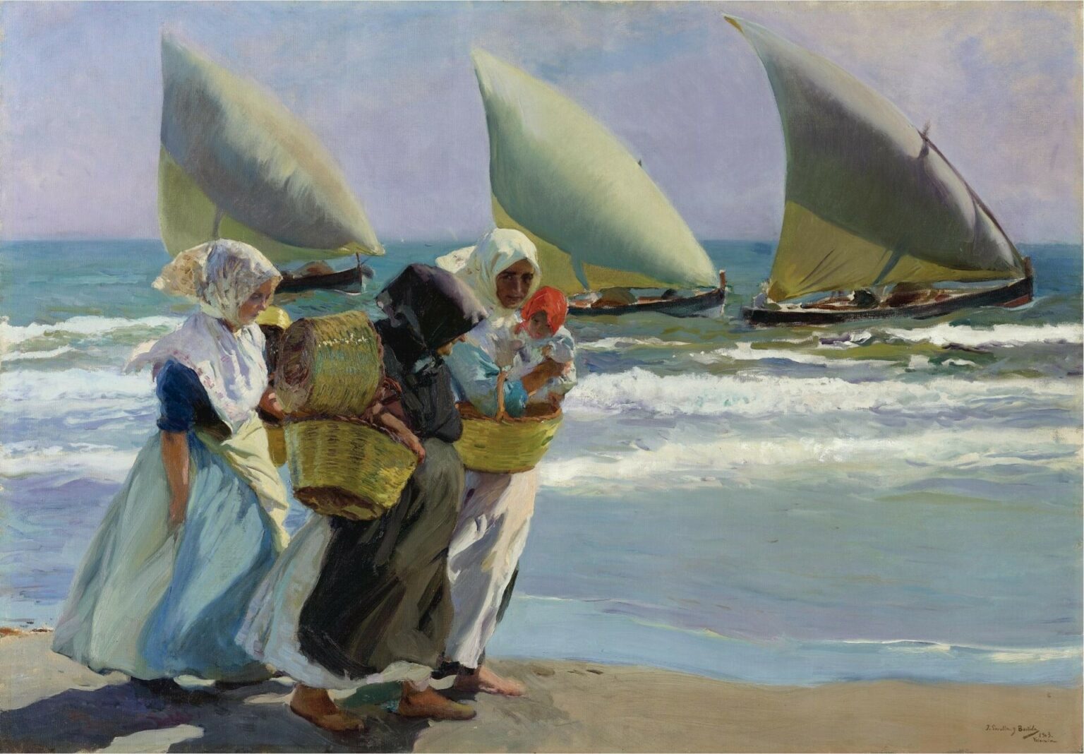 Sorolla Las tres velas (1903)