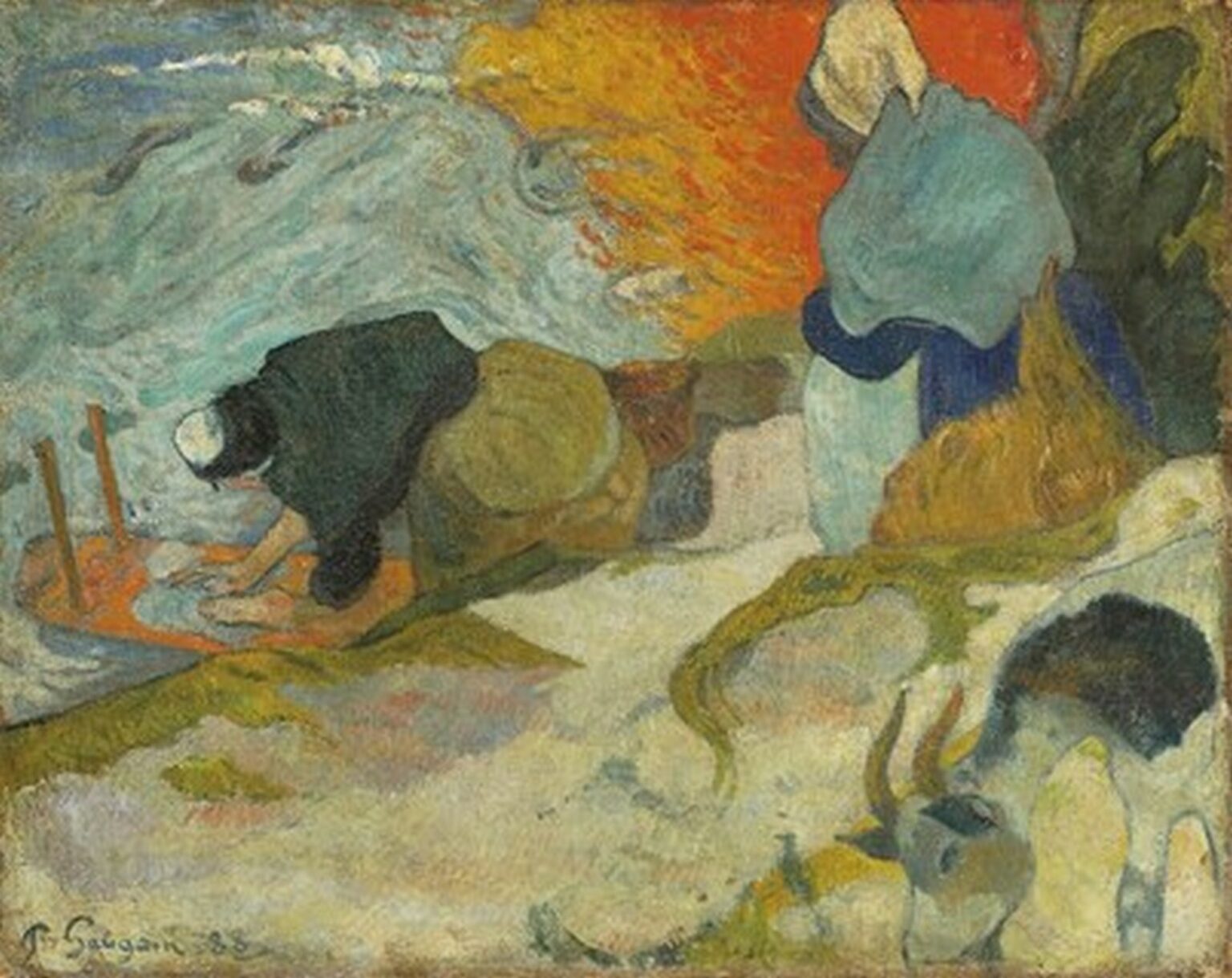 Gauguin Lavanderas