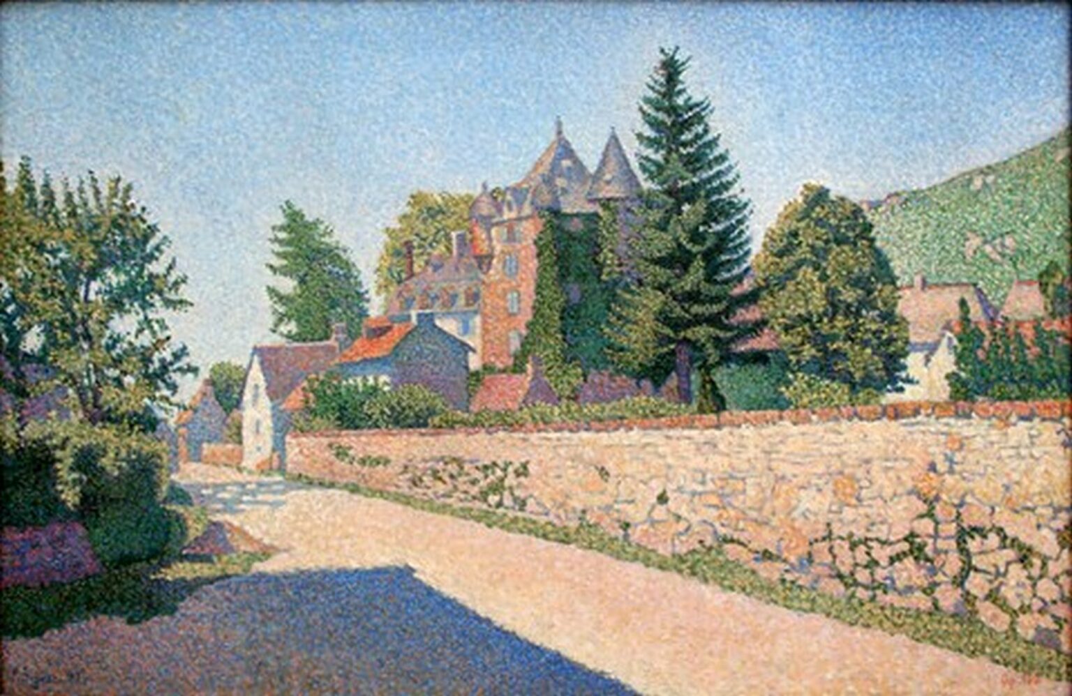 Signac Le Chateau de Comblat (1887)