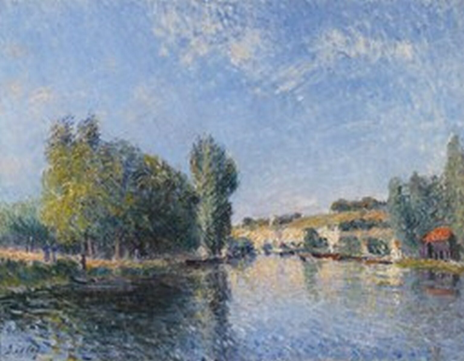 Sisley Le Loing à Moret (1883)
