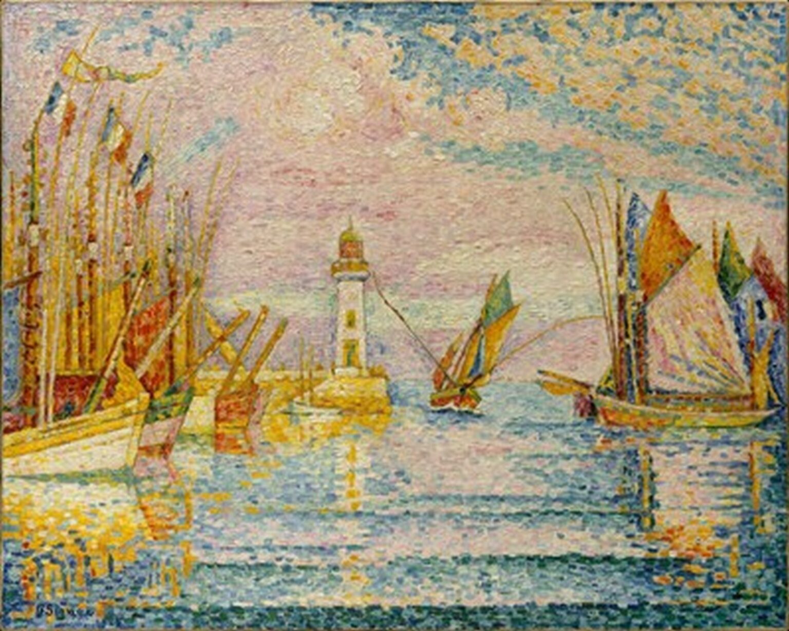 Signac Le Phare, Groix (1925)