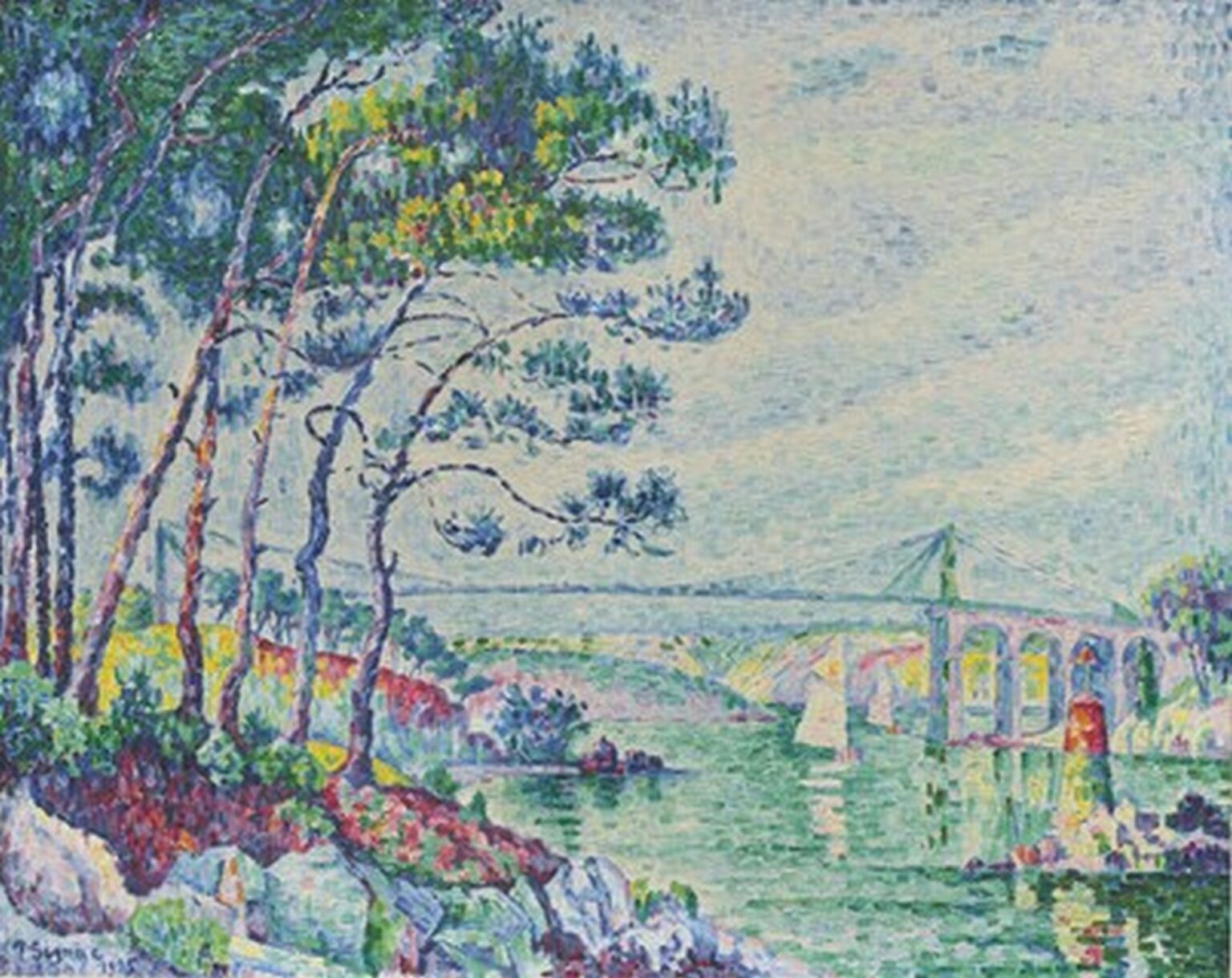 Signac Le Pont de Lézardrieux (1925)
