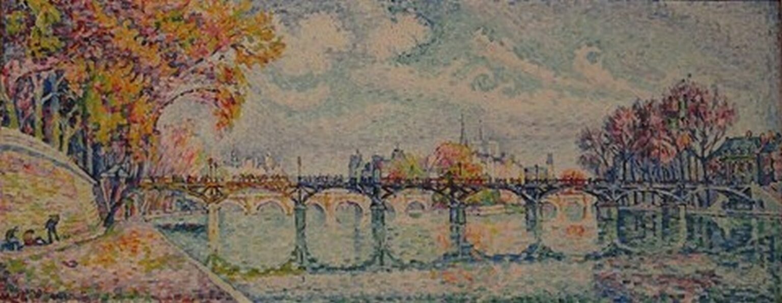 Signac Le Pont des Arts. Autumn (Paris, 1928)
