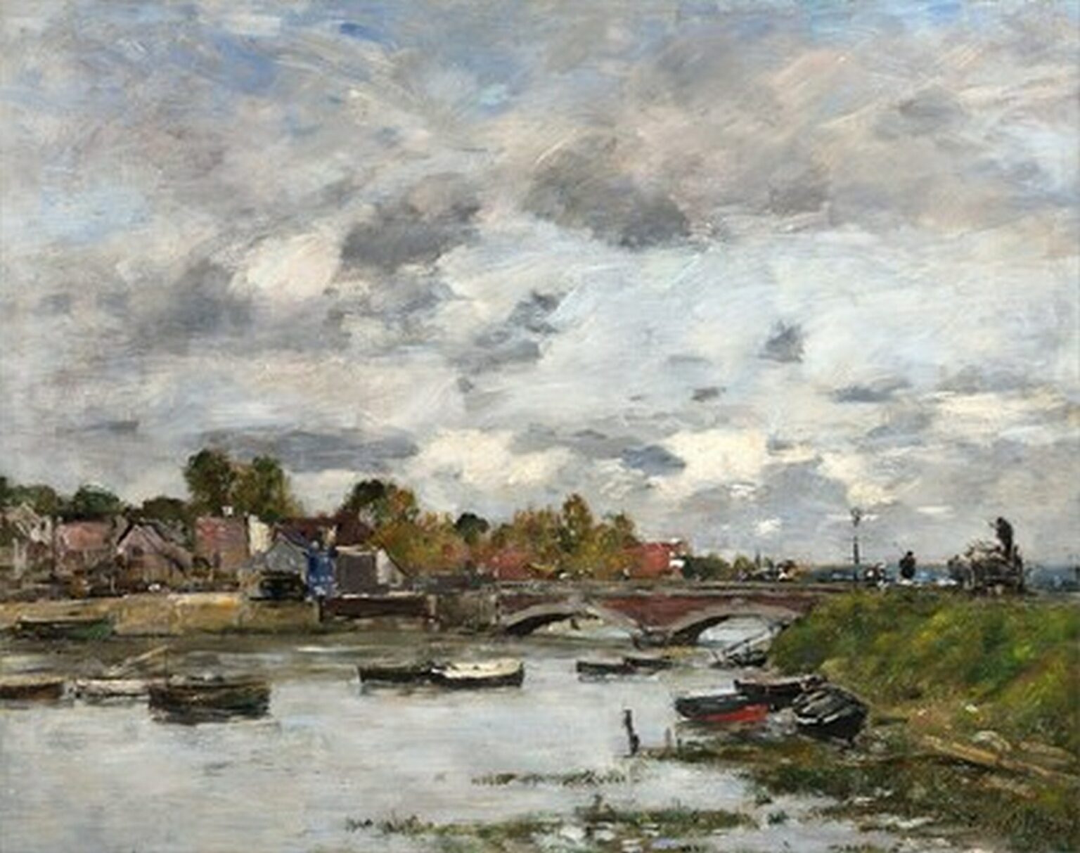 Boudin Le Pont sur la Tougues a Deauville