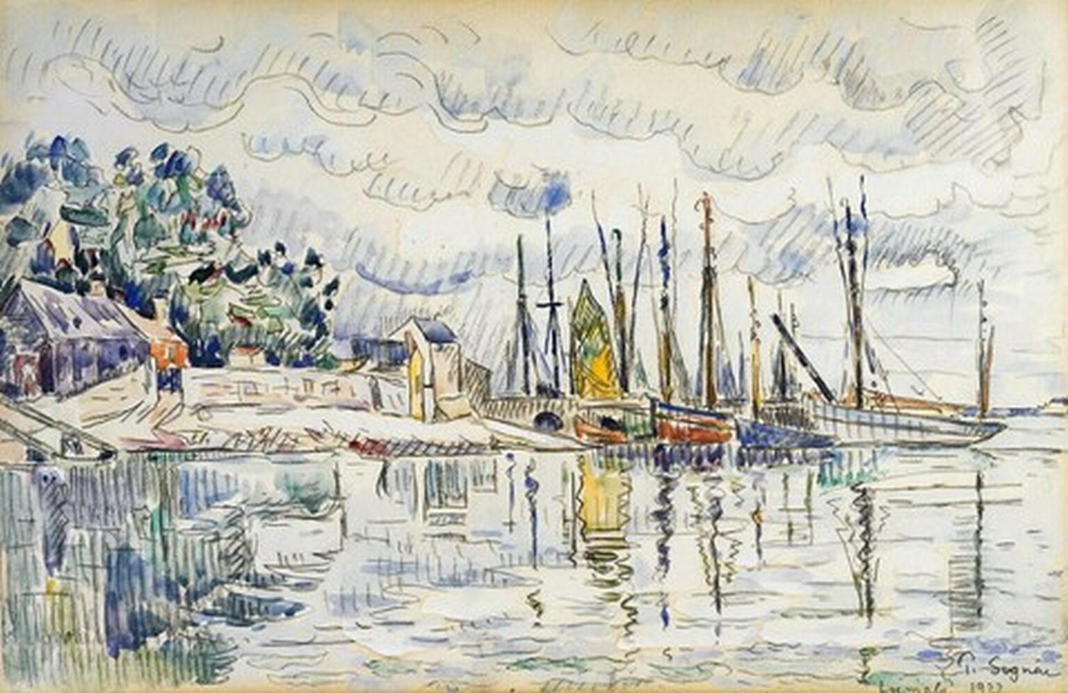 Signac Le Port de Locmalo