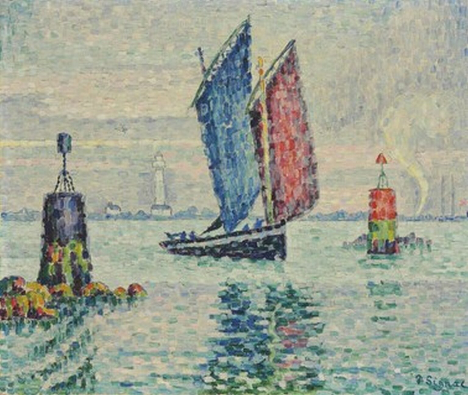 Signac Le Sardinier, Locmalo (Les Tourelles, 1922)