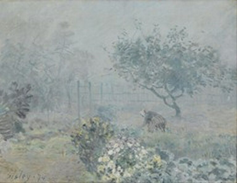 Sisley Le brouillard, Voisins (1874)