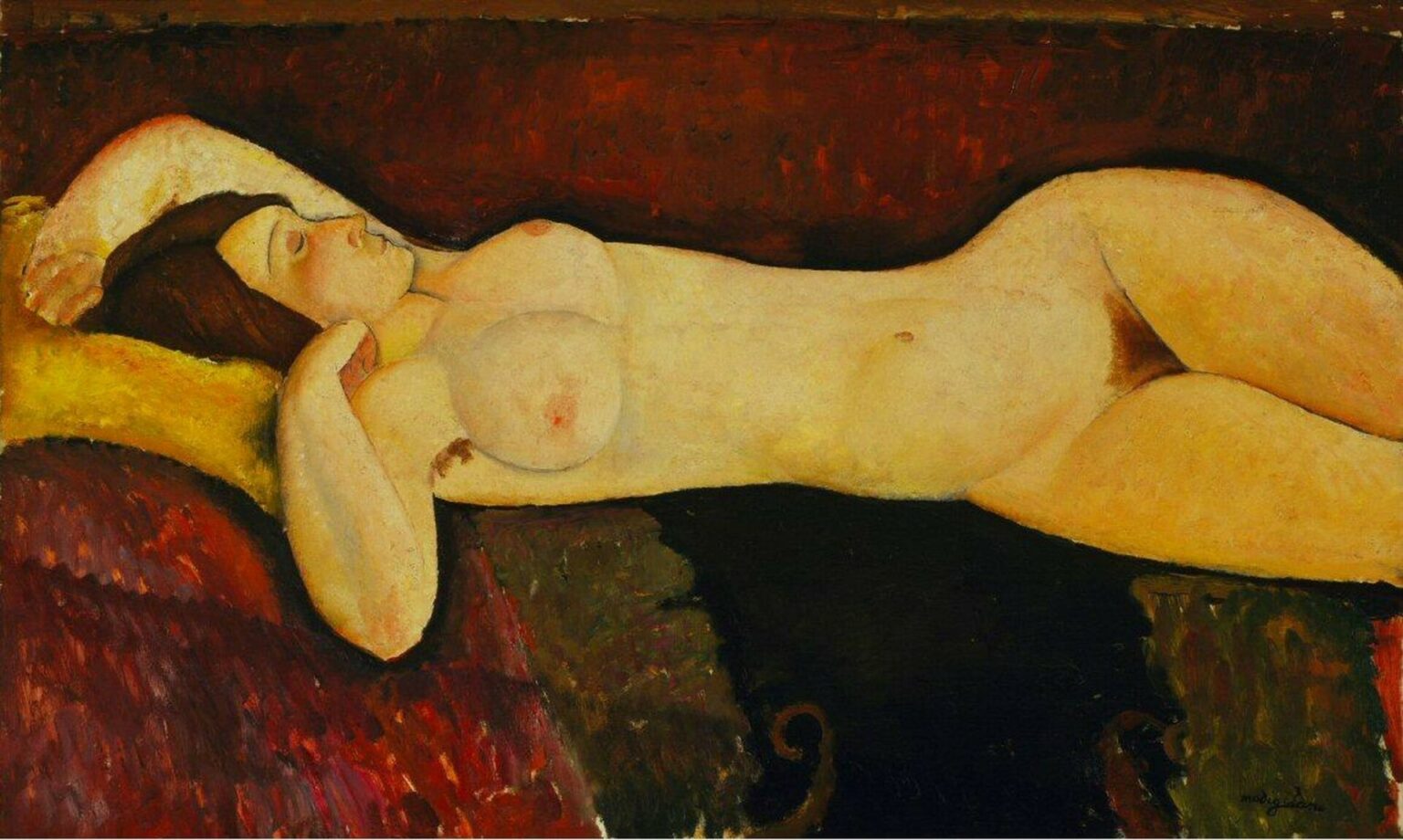 Modigliani Le Grand Nu (The great nude) (1917)