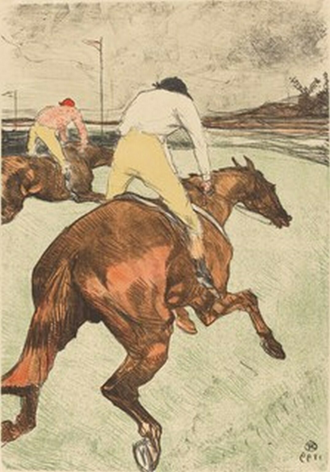 Toulouse-Lautrec Le jockey (1899))